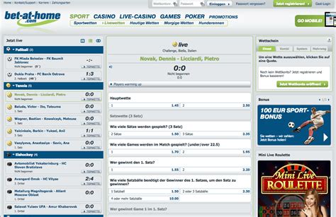 bet at home casino|Livewetten mit besten Wettquoten und Gewinnchancen .